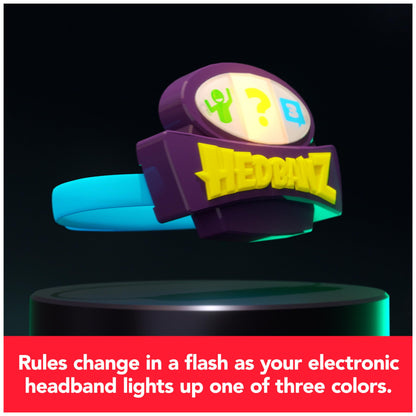 Hedbanz Lightspeed Family Game with Lights & Sounds | Card Game for Kids Ages 6+ and Families