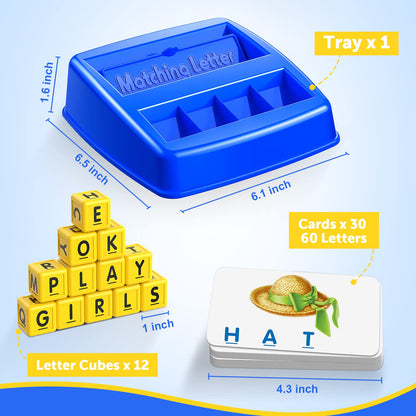 Educational Matching Letter Games for Toddlers
