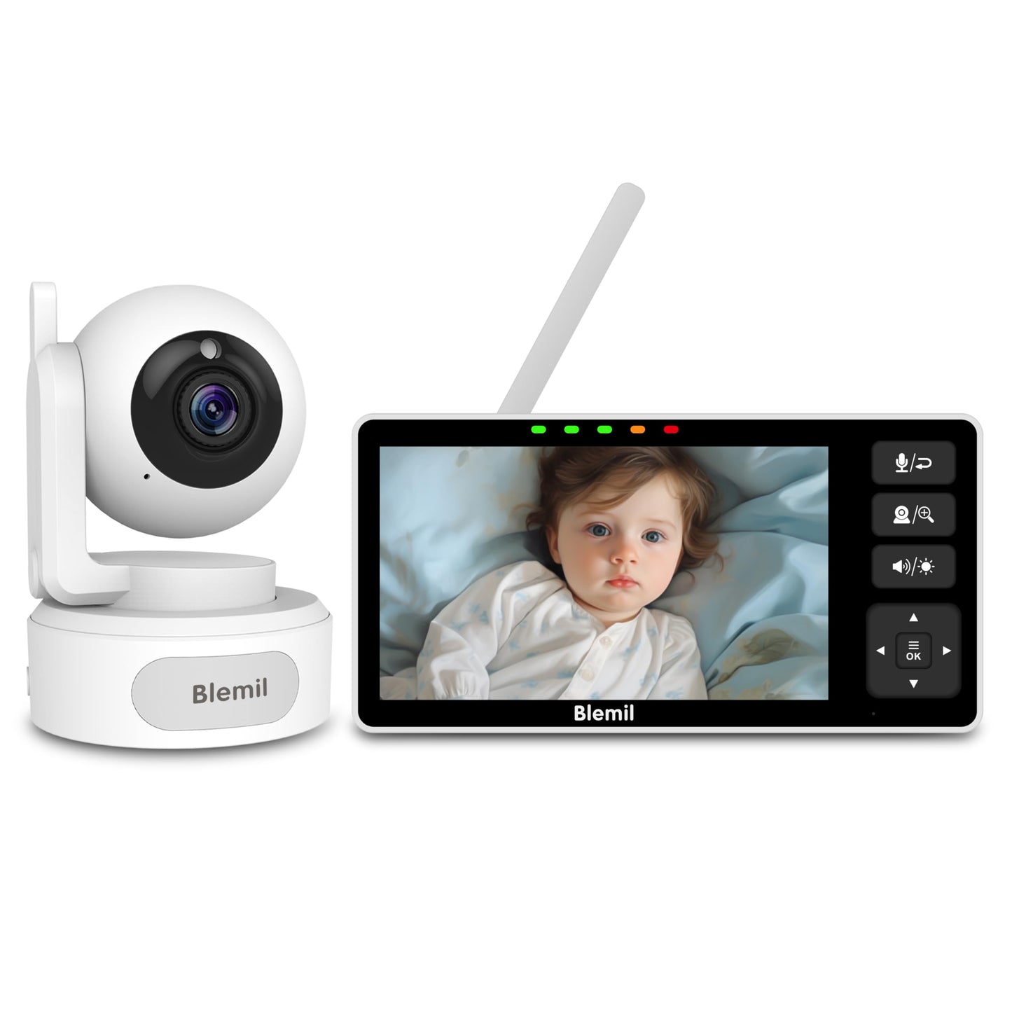 5.5" HD Baby Monitor with Night Vision