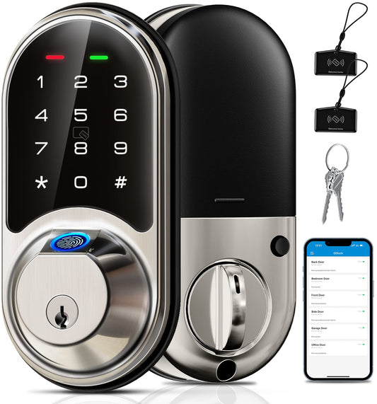 Smart Lock Veise Fingerprint Keyless Entry Deadbolt