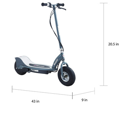 Razor E300 Electric Scooter - Matte Gray