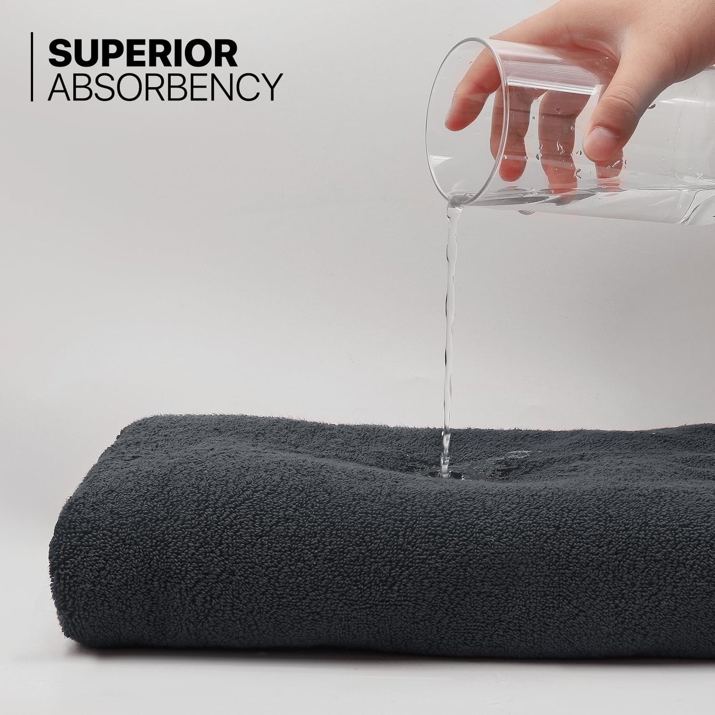 8-Piece Cotton Bath Towel Set by MoNiBloom