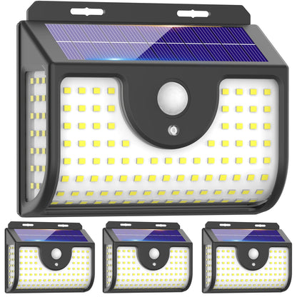 Ornnut 4-Pack Solar Motion Sensor Lights