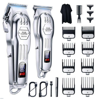 KIKIDO Cordless Hair Clippers with LCD Display