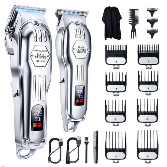 KIKIDO Cordless Hair Clippers with LCD Display