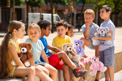 UHousDeco 3-Packs 13.5 inches Brown Teddy Bear Cute Stuffed Plush Animals Bulk Toys for Wedding