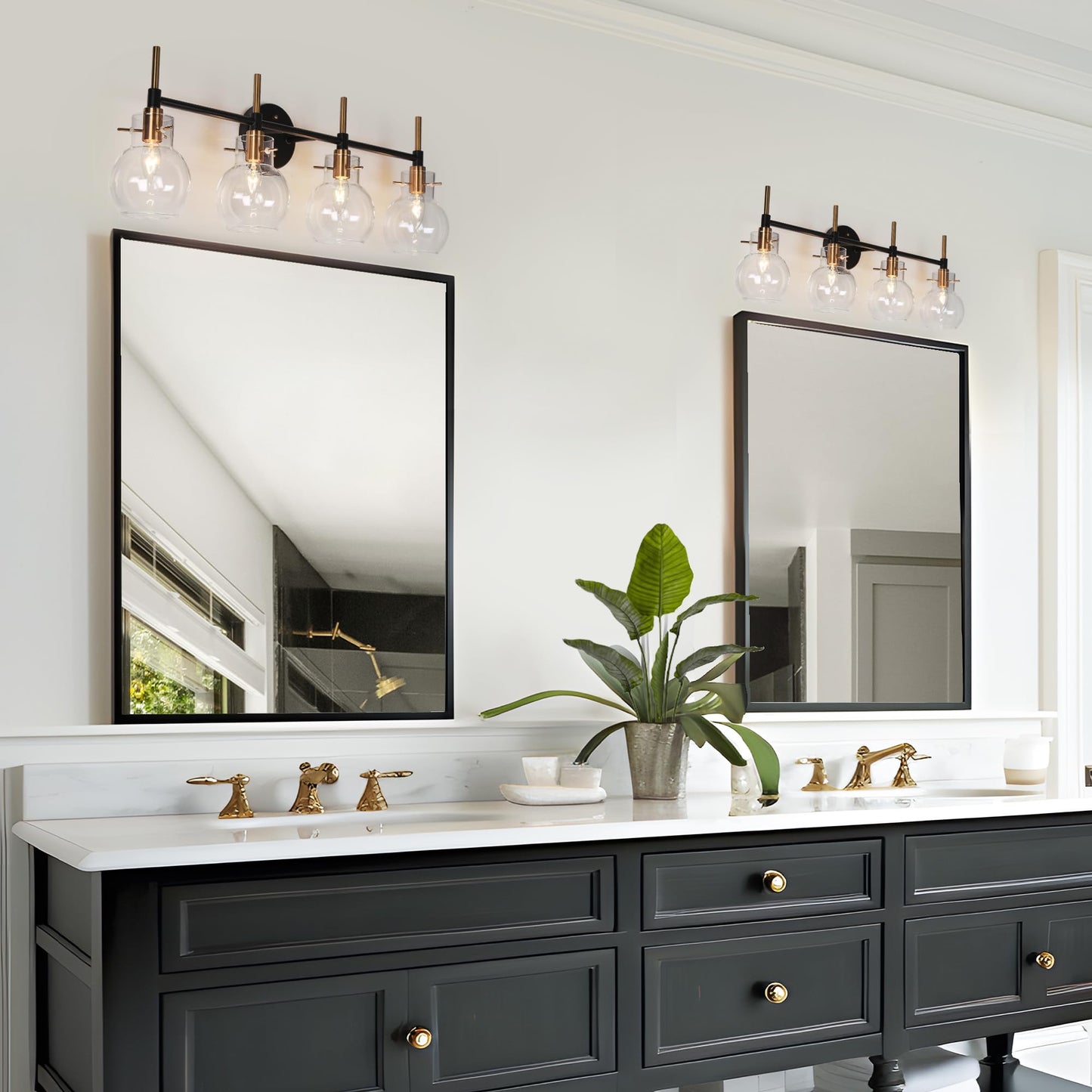 KSANA 4-Light Modern Bathroom Vanity Fixture