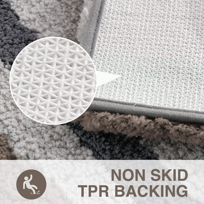Luxury Soft Plush Bath Mat Set, Non-Slip