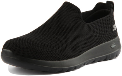 Skechers Men's Go Walk Max-Athletic Air Mesh Slip on Walkking Shoe Sneaker,Black/Black/Black,9.5 M US