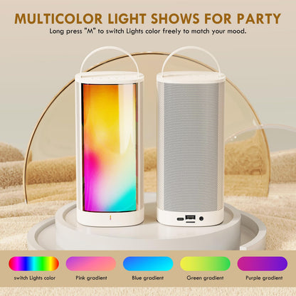 HWWR Karaoke Machine with Wireless Microphones