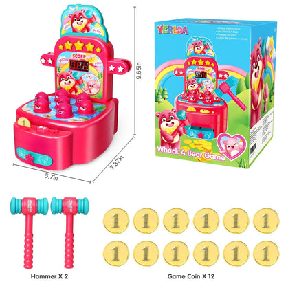 Whack A Mole Game for Toddlers with Hammers