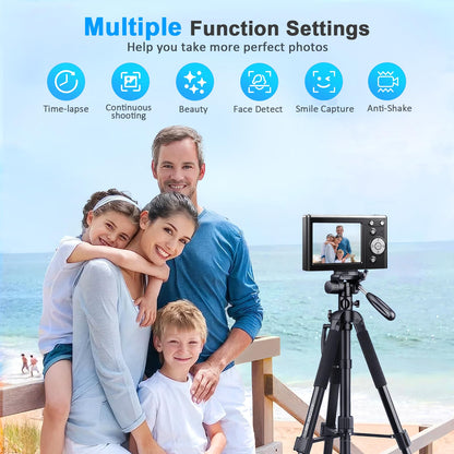 50MP 4K Vlogging Camera with 16X Zoom