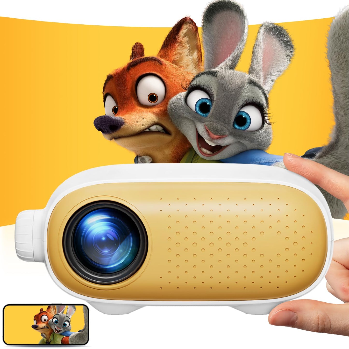 Mini Portable HD Projector