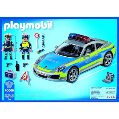 Playmobil Porsche 911 Carrera Police Vehicle Set
