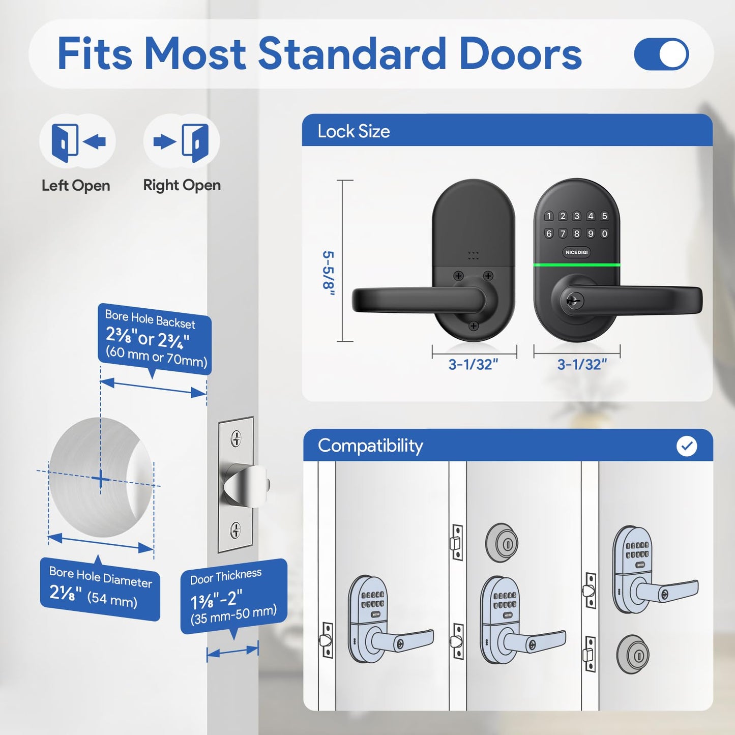 NICE DIGI Keyless Entry Smart Door Lock