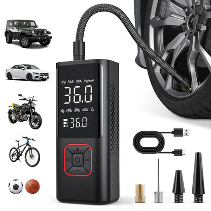 Powools Cordless Tire Inflator with LED Light