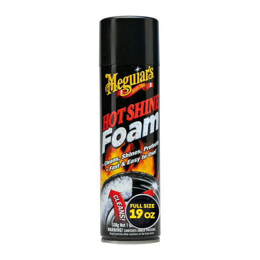 Meguiar's Hot Shine Tire Foam 19 Oz Aerosol