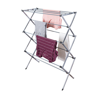 Honey-Can-Do Oversize Collapsible Clothes Drying Rack DRY-09066 Silver, 50 lbs
