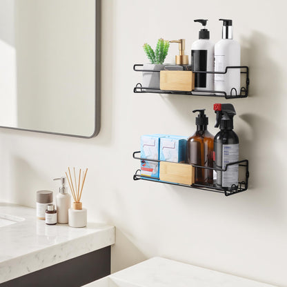 4-Pack Wall Spice Rack for Kitchen Storage