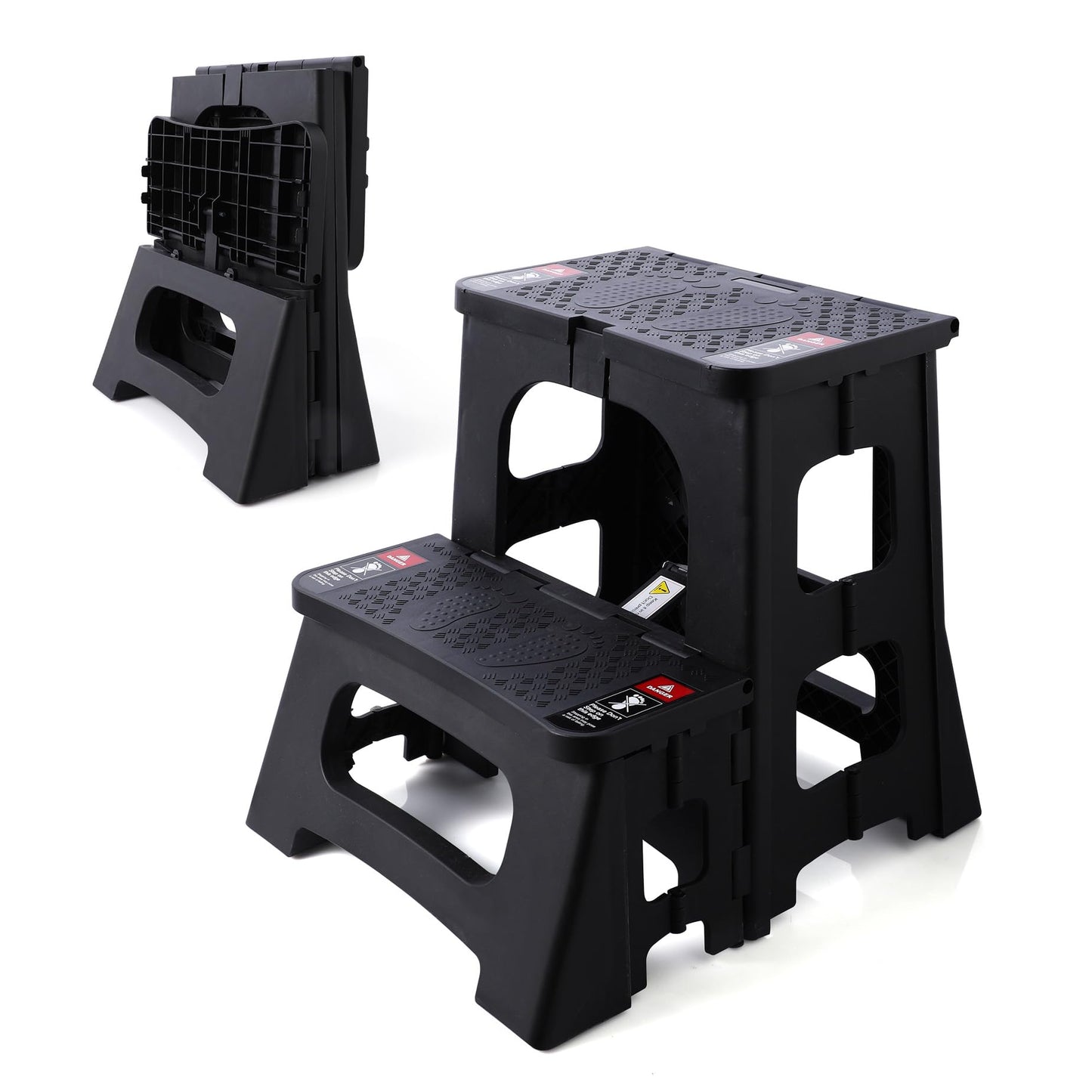 2-Step Folding Stool with Safety Lock