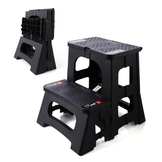 2-Step Folding Stool with Safety Lock