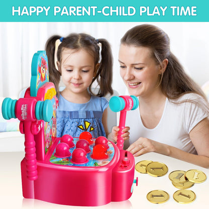 Whack A Mole Game for Toddlers with Hammers