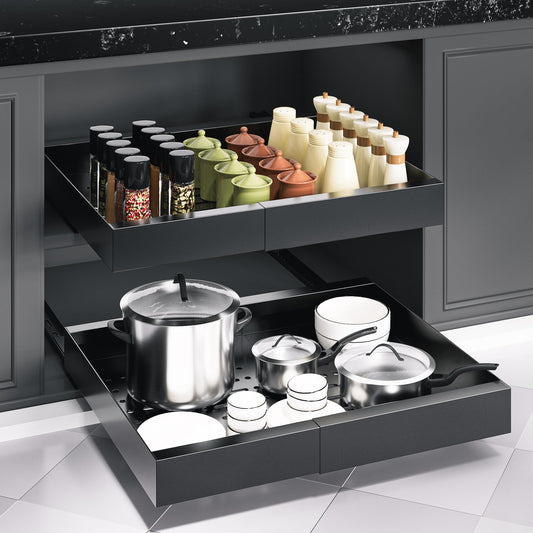 Expandable Cabinet Organizer for Pots and Pans