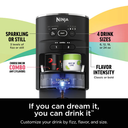Ninja Soda Maker for Sparkling Drinks & Flavors
