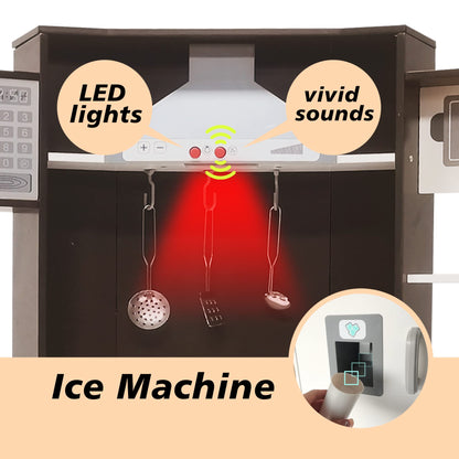 Kids Corner Play Kitchen Set with Lights & Sounds
