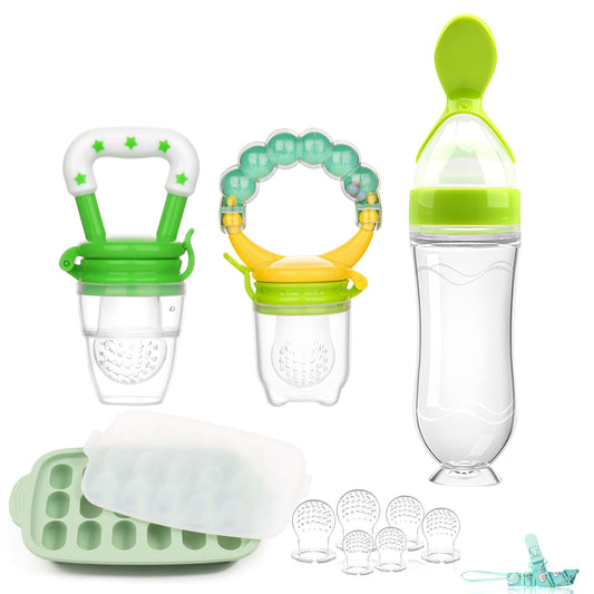 Baby Food Feeder & Popsicle Molds by WAJIAYON