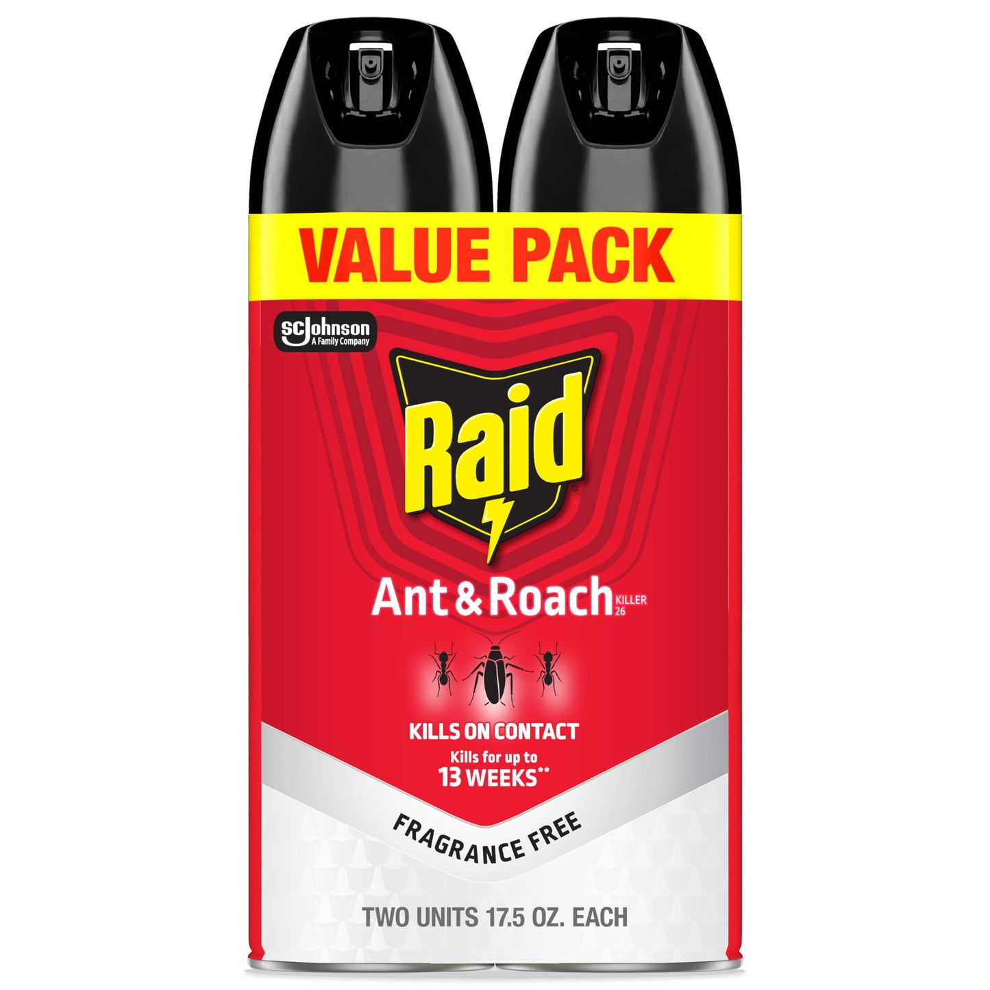 Raid Ant & Roach Killer 2 Count Bug Spray