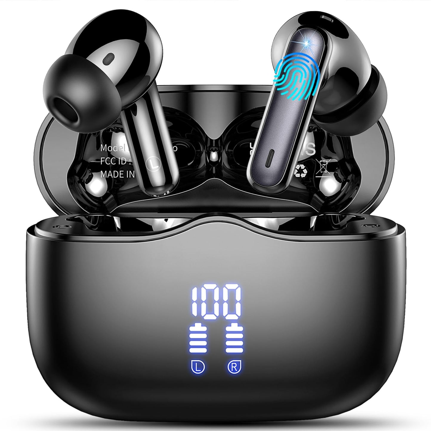 Bluetooth 5.3 Wireless Earbuds with Noise Cancelling