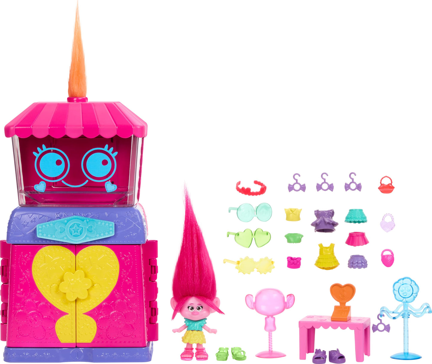 Trolls Fashion Boutique Playset with Queen Poppy Doll