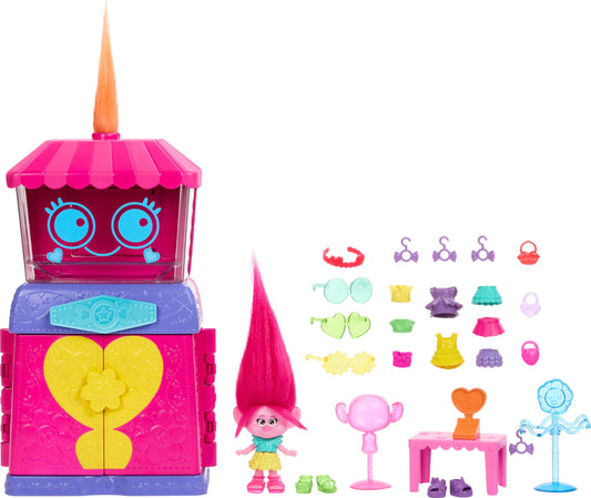 Trolls Fashion Boutique Playset with Queen Poppy Doll