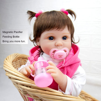 Reborn Baby Doll 22 Inch Soft Body Girl