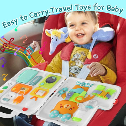 Toddler Busy Board Educational Toy for Ages 1-3