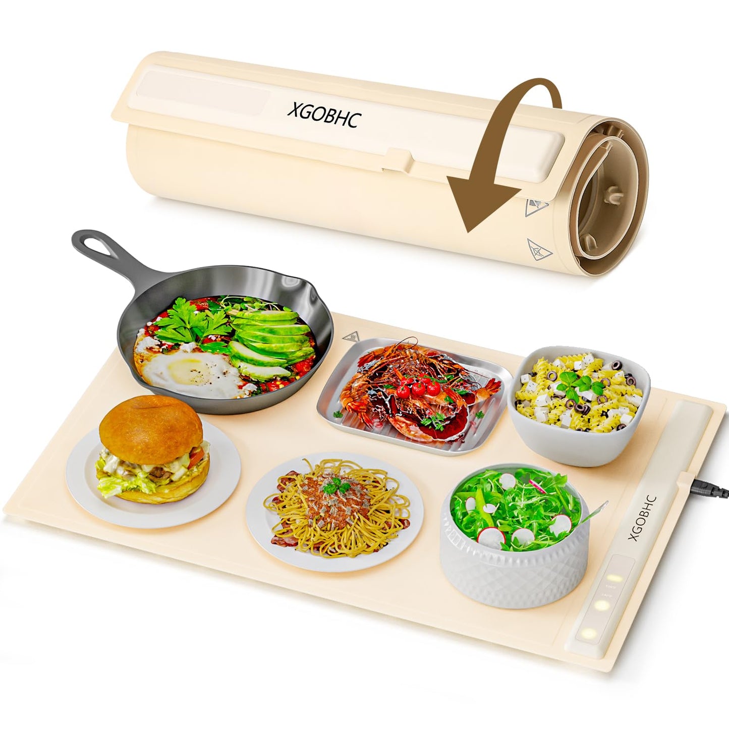 Electric Food Warming Mat with Temperature Control