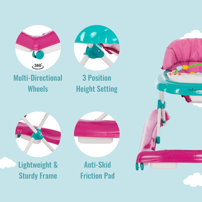 Dream On Me 2-in-1 Adjustable Baby Walker