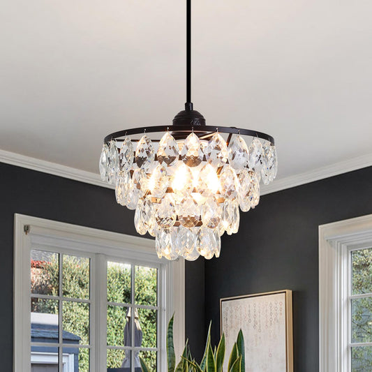 Modern Crystal Chandelier by Luupyia for Home