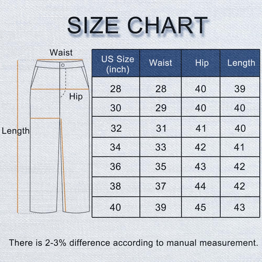 KAATAI Mens Dress Pants Slim Fit Chinos Stretch Fashion Pant Skinny Leg