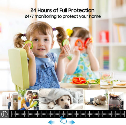 2K Indoor Security Camera, NGTeco Home Surveillance Cam with Motion Detection, Night Vision, Privacy Shield for Dog, Cat, Baby, Plug-in 3MP HD Small WiFi Cam Compatible with Alexa