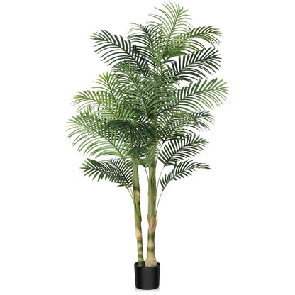 6FT Artificial Golden Cane Palm Tree