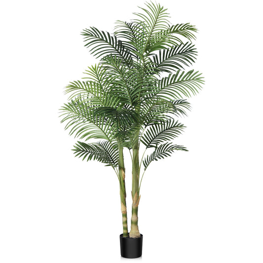6FT Artificial Golden Cane Palm Tree