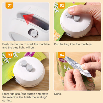 Portable Mini Chip Sealer 2-in-1 Type-C