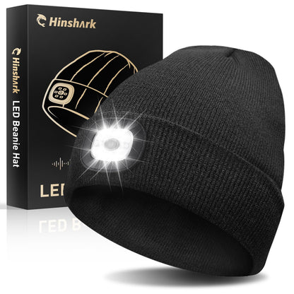 LED Beanie Hat with Light for Men