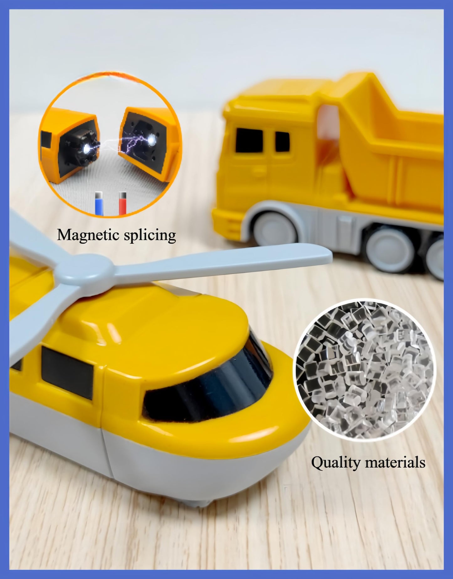 35 Piece Magnetic Cars and Trucks Toy Set for Kids