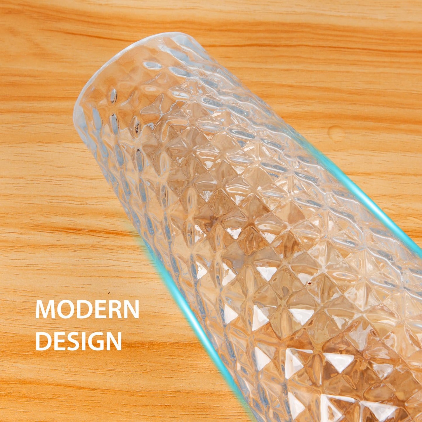 Crystal Round Glass Vase for Floral Arrangements