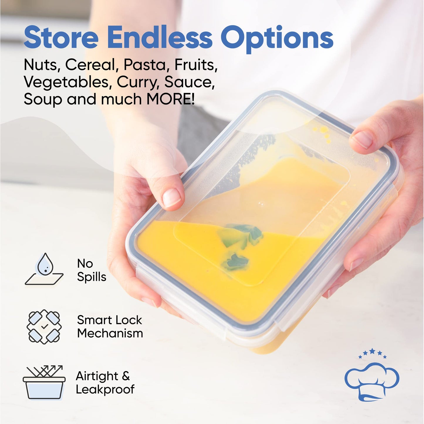 Chef's Path 32-Piece Airtight Food Storage Set