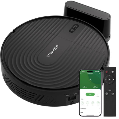 YONNDER Robot Vacuum with 3200Pa Suction Power