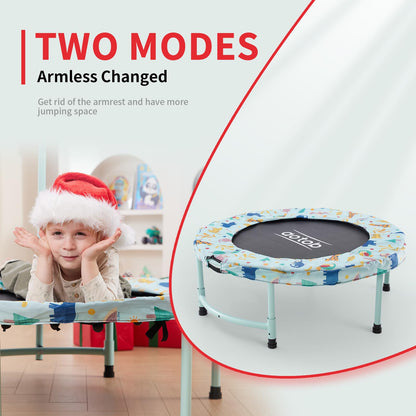 AOTOB 38" Mini Toddler Trampoline with Safety Cover